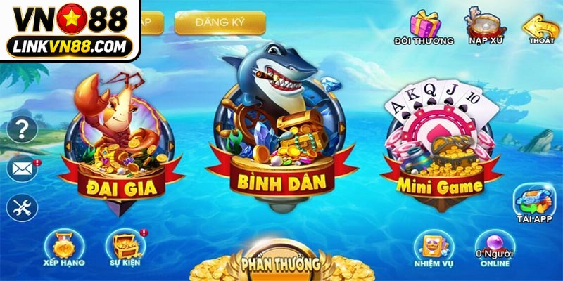 Các phòng đấu siêu hấp dẫn tại bắn cá tây du ký